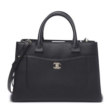 Chanel Grained Calfskin Small Neo Executive Shopper Tote Black 1 of 12