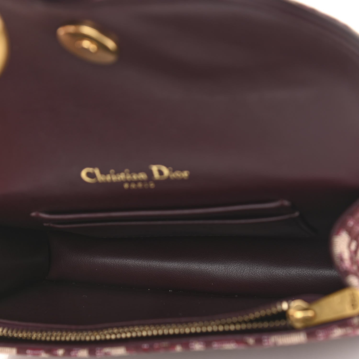 Christian Dior Oblique Saddle Belt Bag Bordeaux 5 of 11