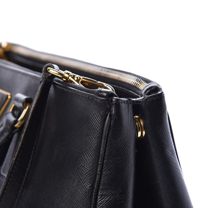Prada Saffiano Medium Galleria Double Zip Tote Black 17 of 17