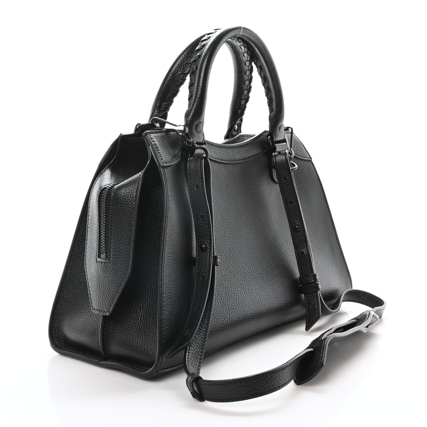 Grained Calfskin Neo Classic Black Hardware S City Black