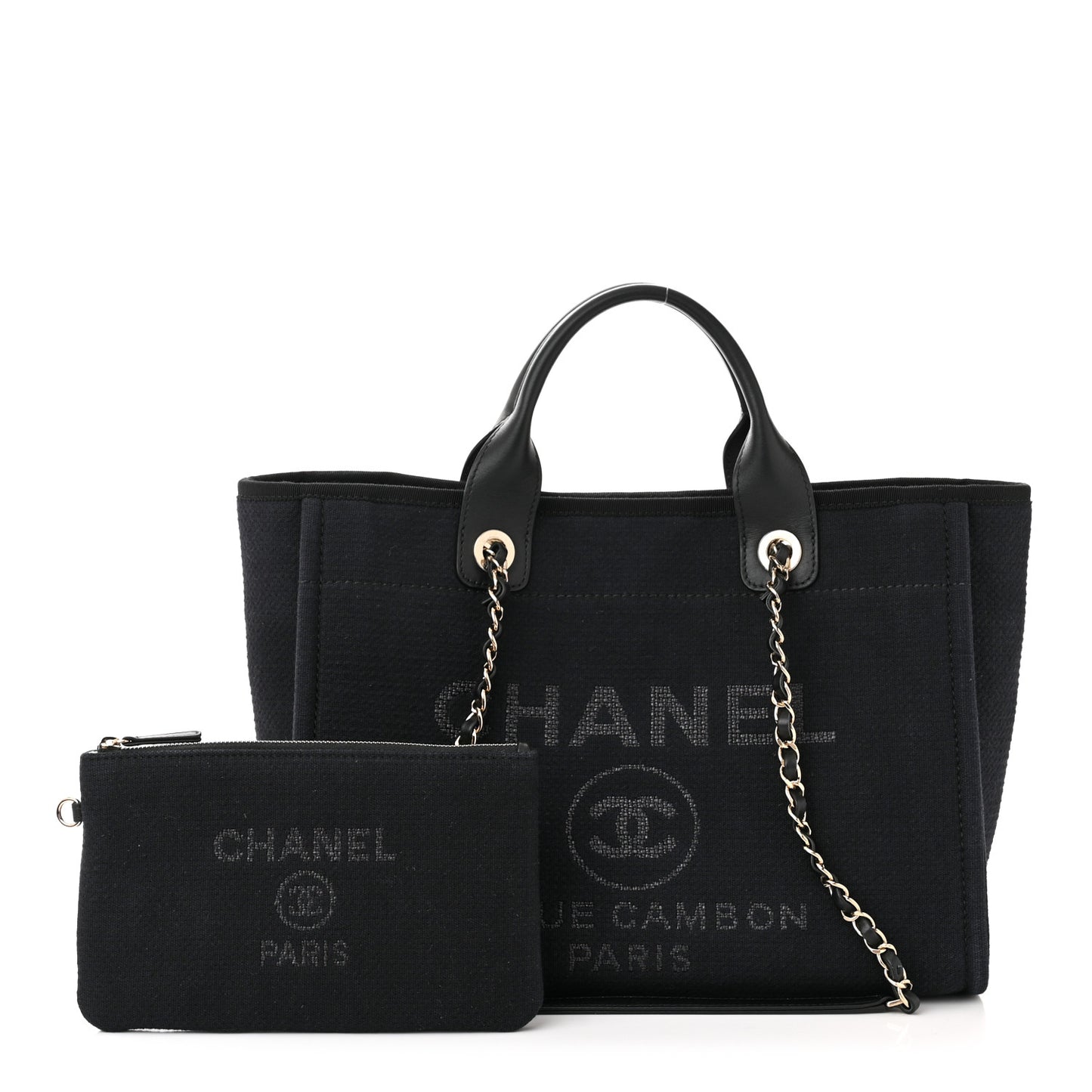 Mixed Fibers Small Deauville Tote Navy