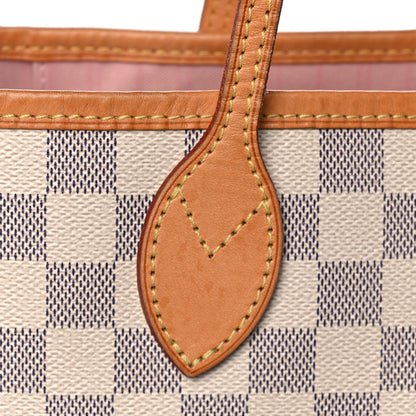 Louis Vuitton Damier Azur Neo Neverfull MM Rose Ballerine 17 of 17