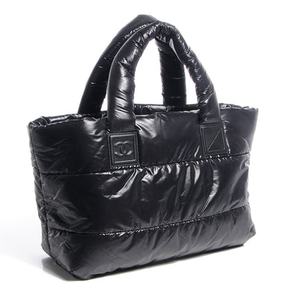 Chanel Nylon Coco Cocoon Medium Reversible Tote Red Black 4 of 8