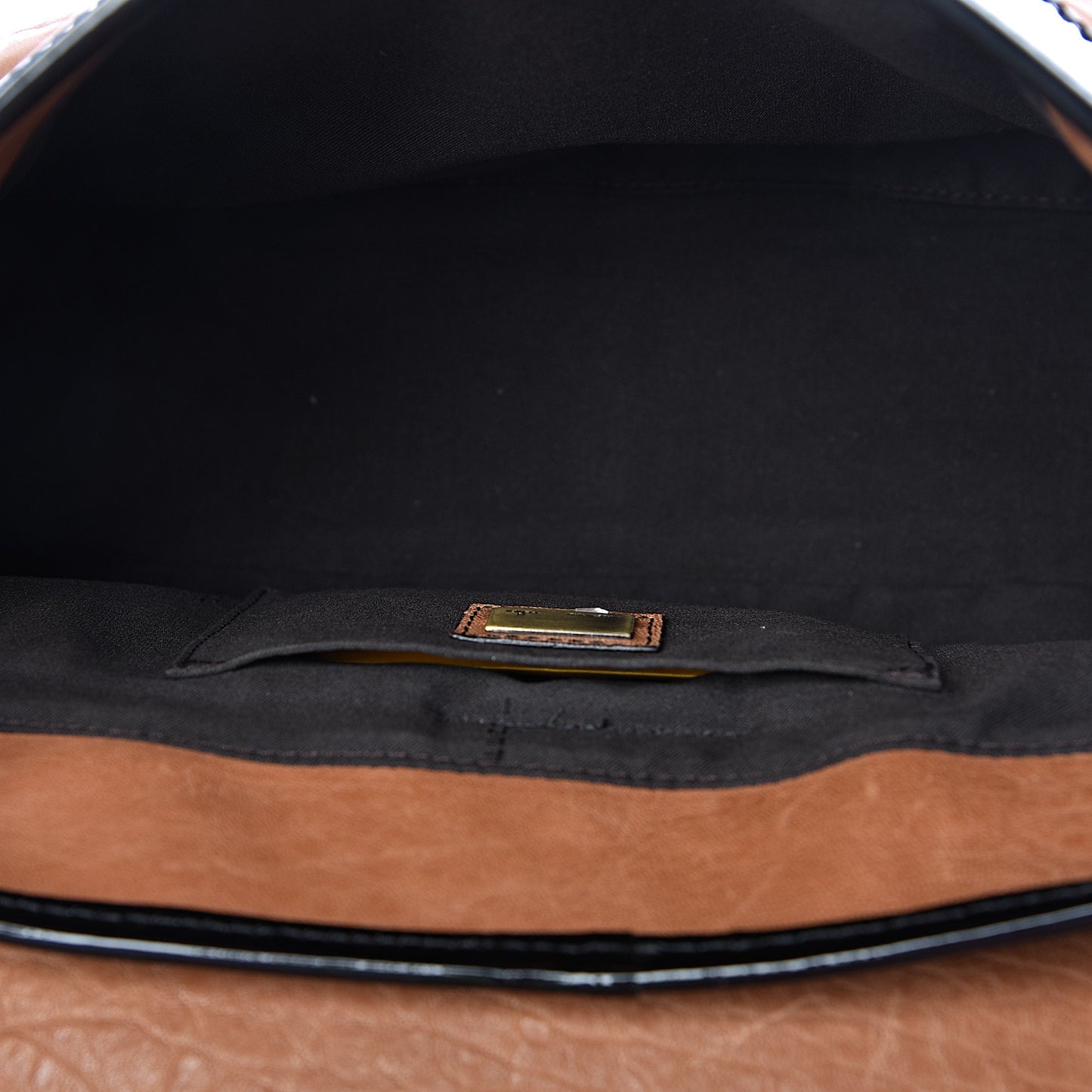 Nappa Patent B Bag Osso Black