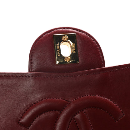 Chanel Lambskin Quilted Small Single Flap Red 12 of 14