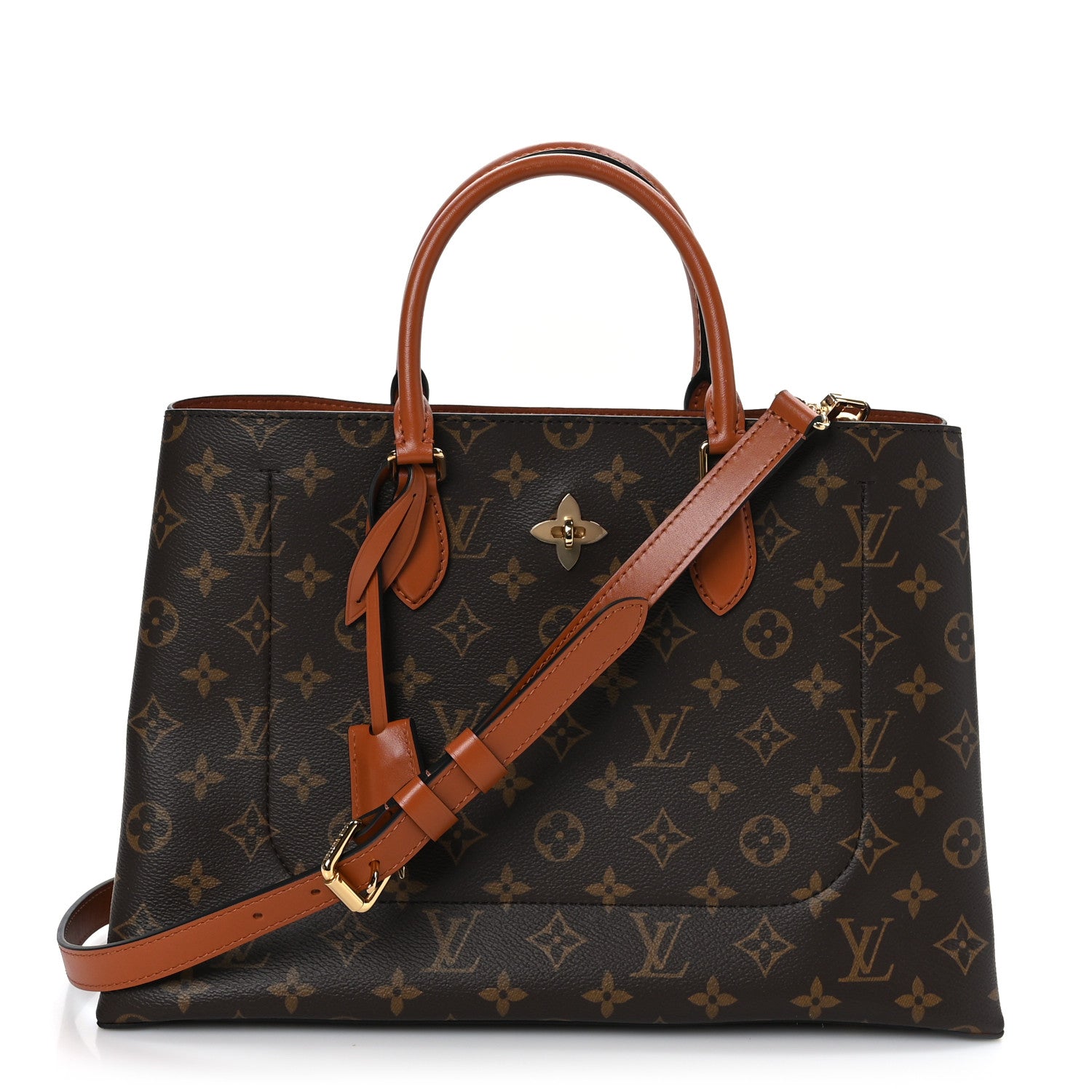 Louis Vuitton Monogram Flower Tote Caramel 1 of 8