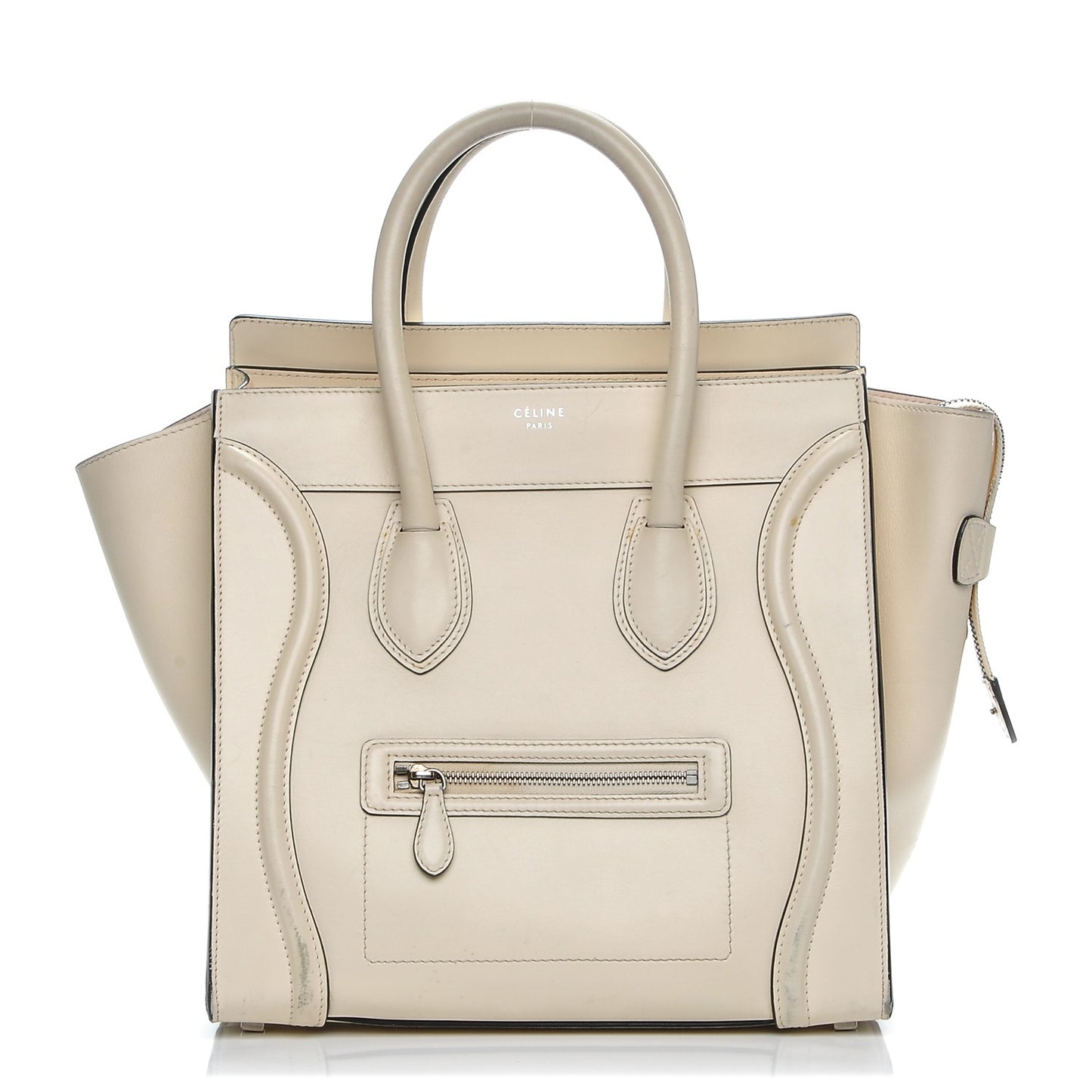 Smooth Calfskin Mini Luggage Ivory