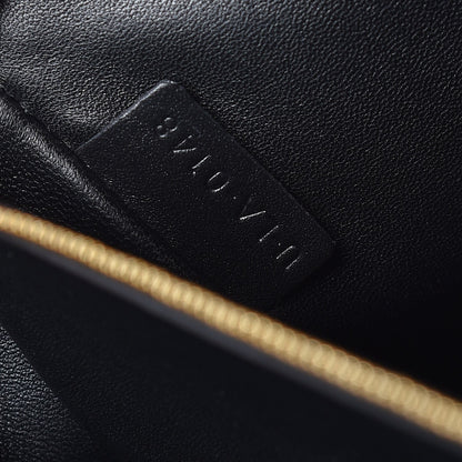 Celine Smooth Calfskin Medium Clasp Shoulder Bag Black 8 of 11