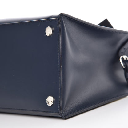 Balenciaga Smooth Calfskin Karung Padlock Work XS Bleu Outremer Jaune Citrus 9 of 9