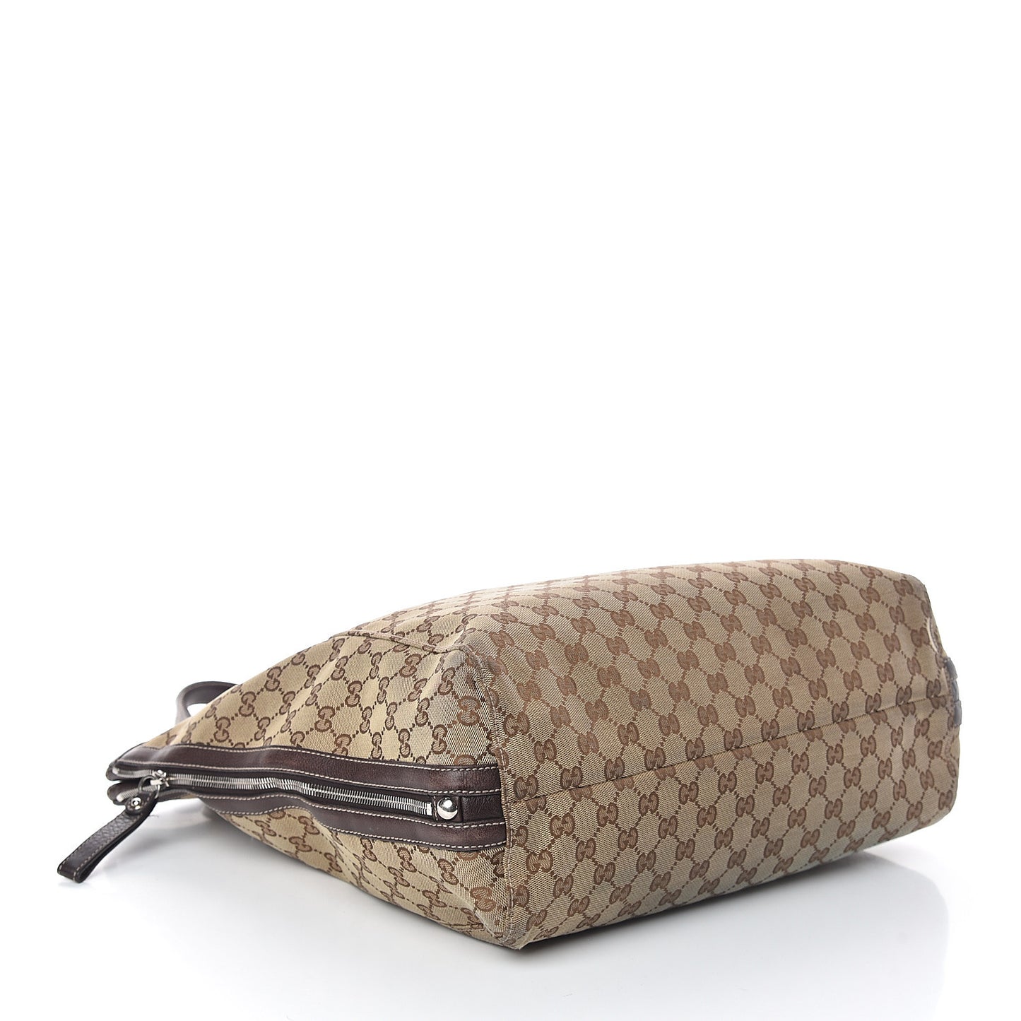 Monogram Large Icon Bit Tote Dark Brown