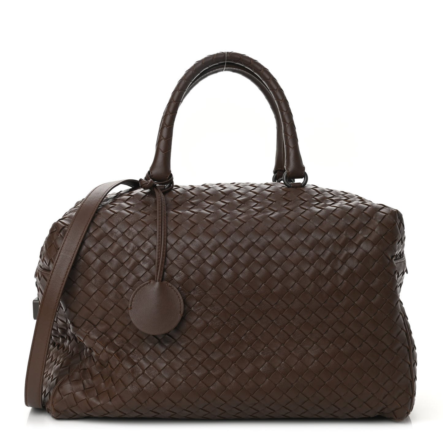 Nappa Intrecciato Boston Brown