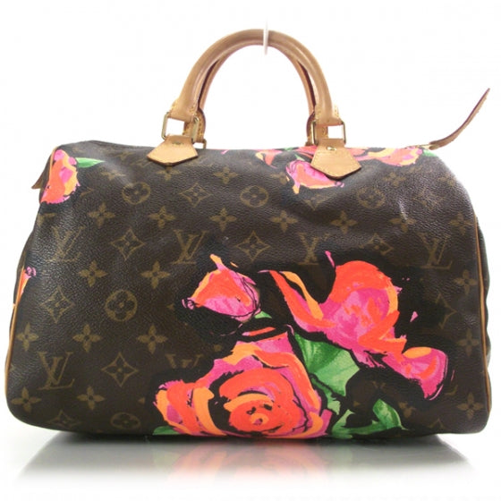 Louis Vuitton Monogram Roses Speedy 30 1 of 9