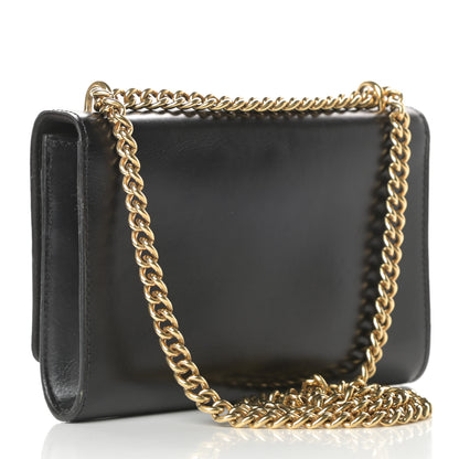 Louis Vuitton Calfskin Chain Louise MM Black 3 of 15