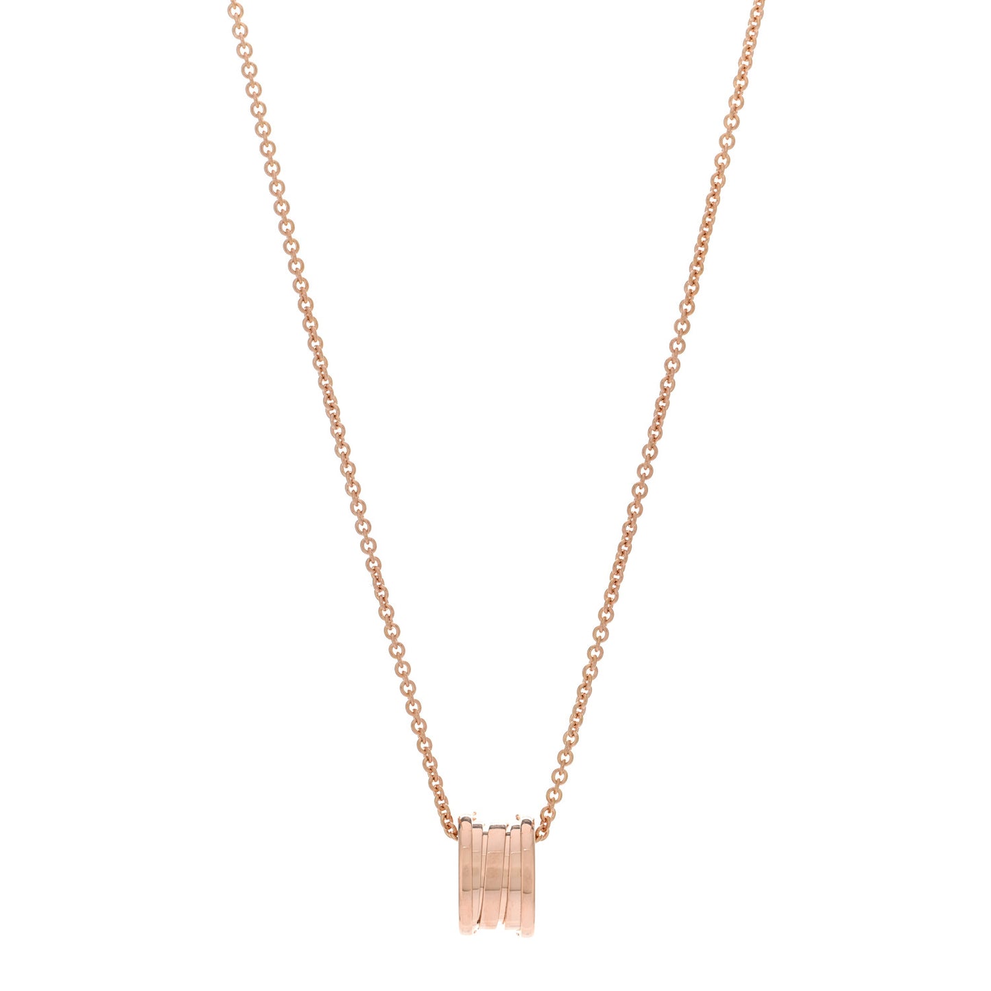 18K Rose Gold B.Zero1 Pendant Necklace