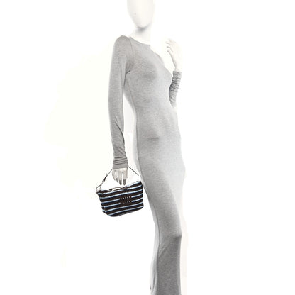 Miu Miu Fabric Crochet Mini Spirit Bag Cacao Celeste 2 of 10