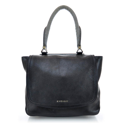 Givenchy Calfskin Stingray Embossed New Line Flap Bag Black 1 of 9