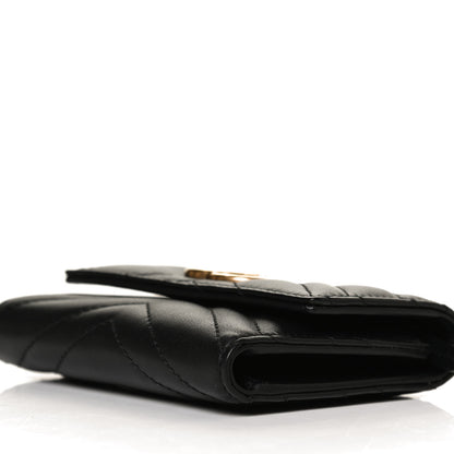 Gucci Calfskin Matelasse GG Marmont Wallet Black 9 of 10