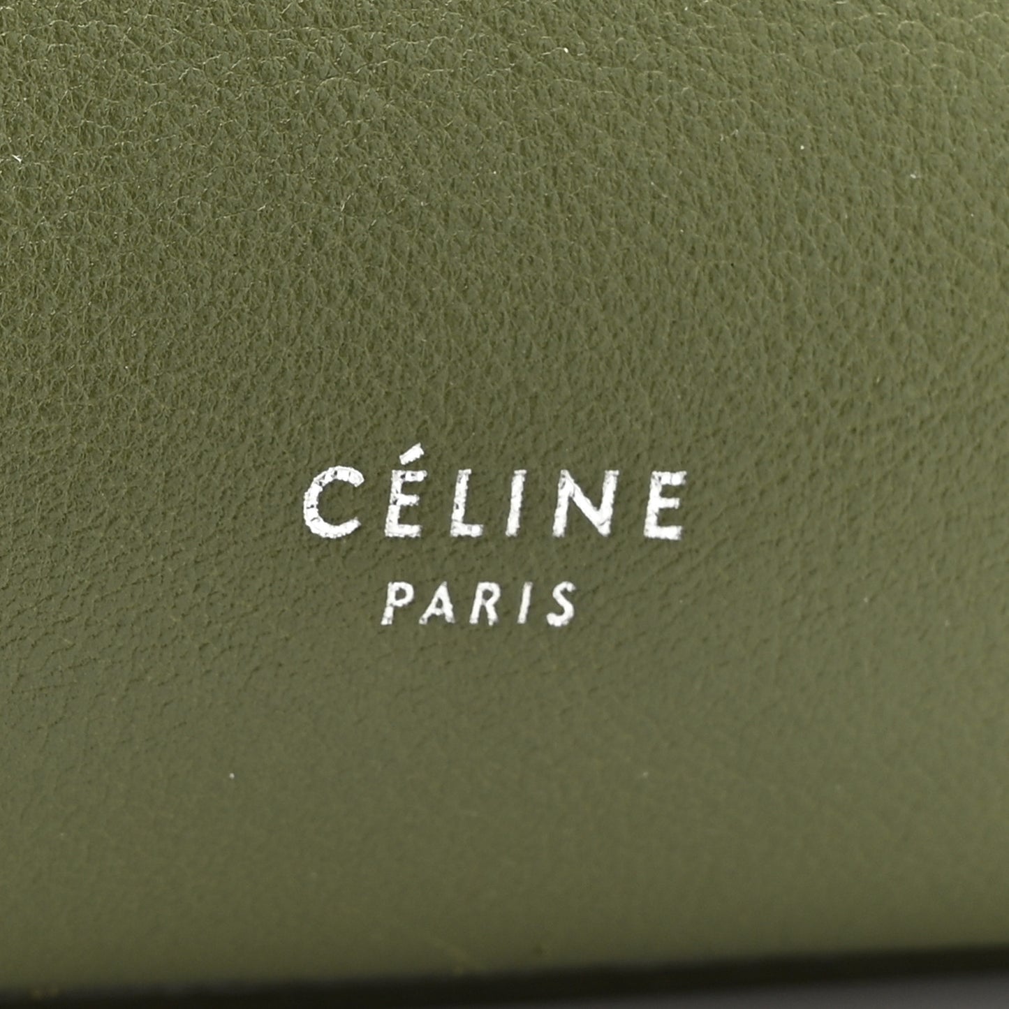 Smooth Calfskin Medium Big Bag Green