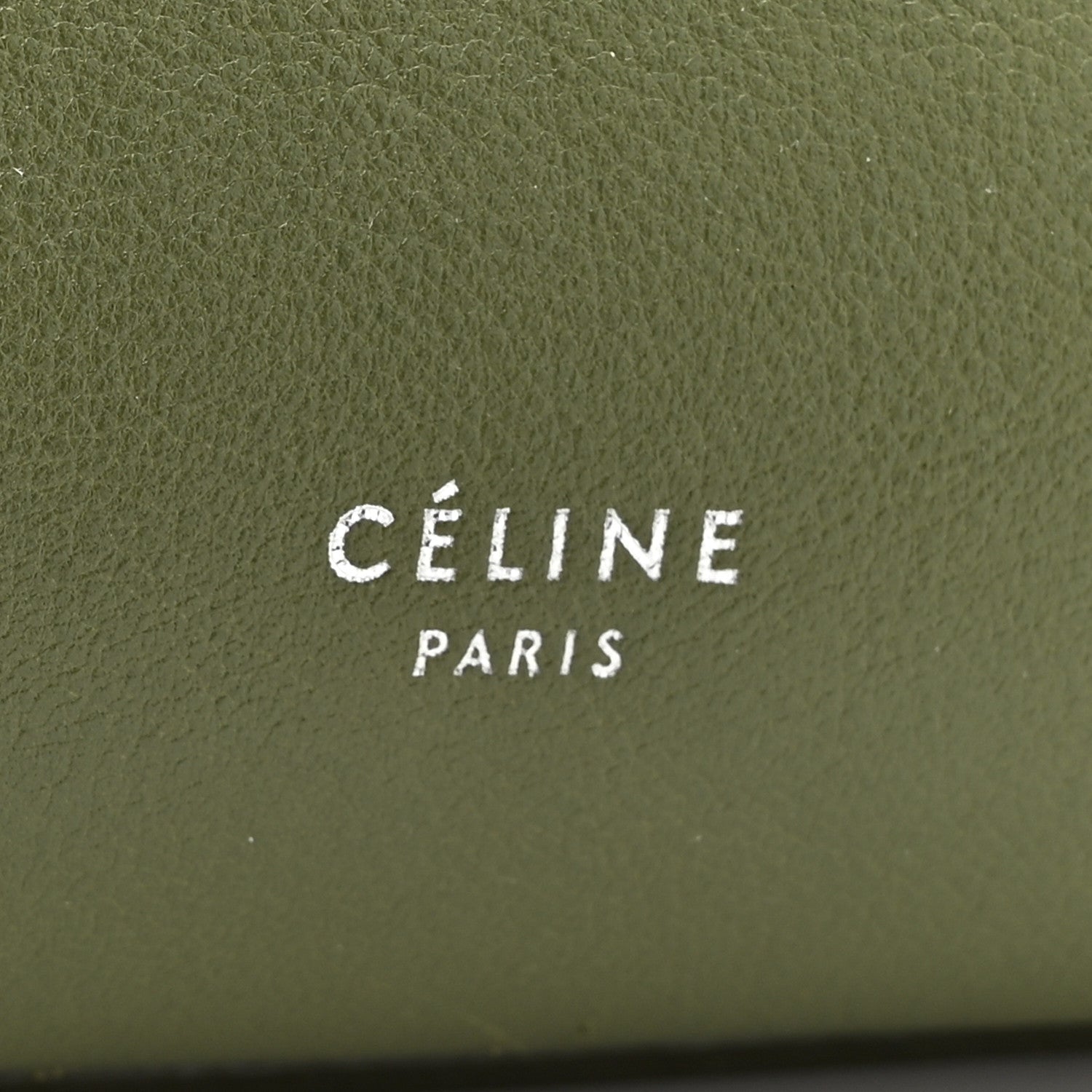 Celine Smooth Calfskin Medium Big Bag Green 6 of 17