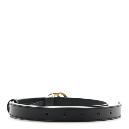 Gucci Calfskin Double G 20mm Belt 75 30 Black 2 of 4