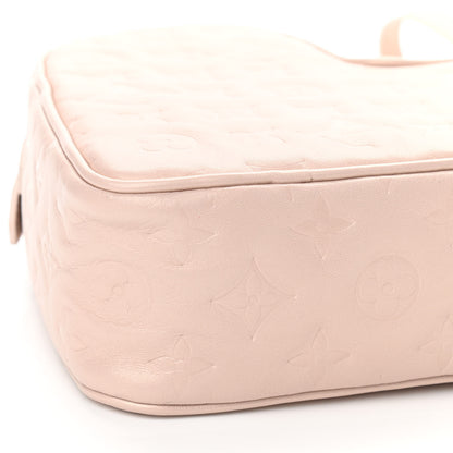 Louis Vuitton Lambskin Embossed Monogram Fall In Love Sac Coeur Light Pink 7 of 9