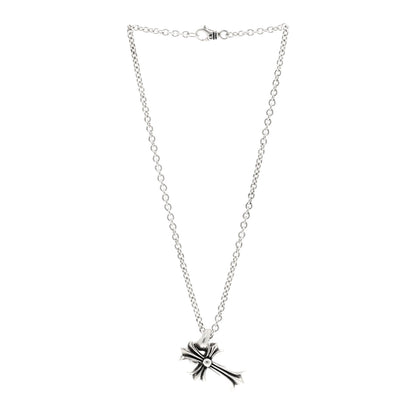 Chrome Hearts Sterling Silver Cross Pendant Necklace 3 of 5