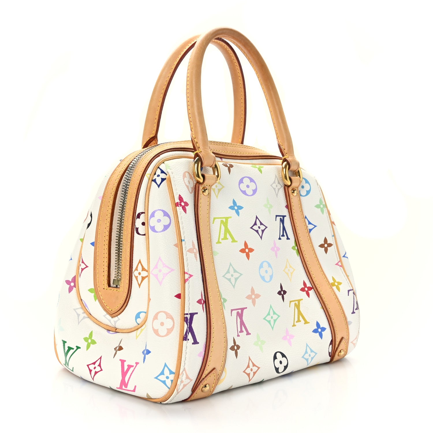 Louis Vuitton Monogram Multicolor Priscilla White 3 of 10