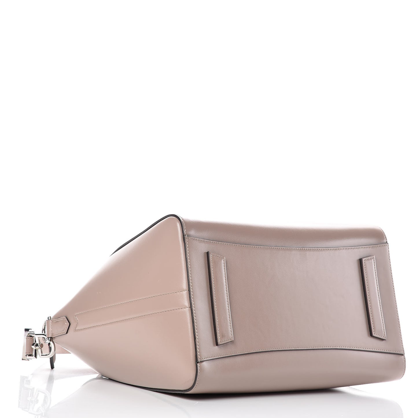 Shiny Lord Calfskin Medium Antigona Taupe