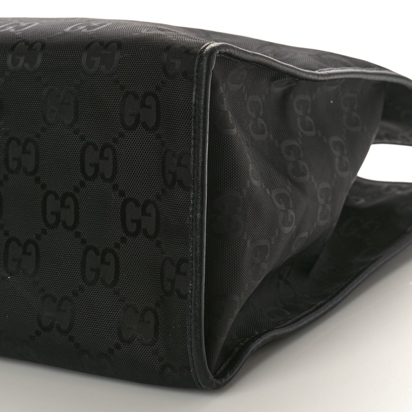 Econyl Nylon Monogram Large Off The Grid Tote Bag Black
