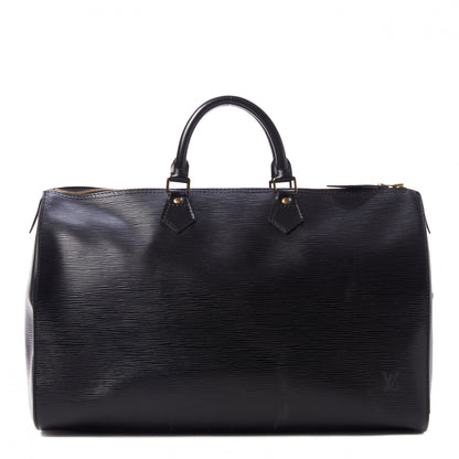 Louis Vuitton Epi Speedy 40 Black 1 of 8