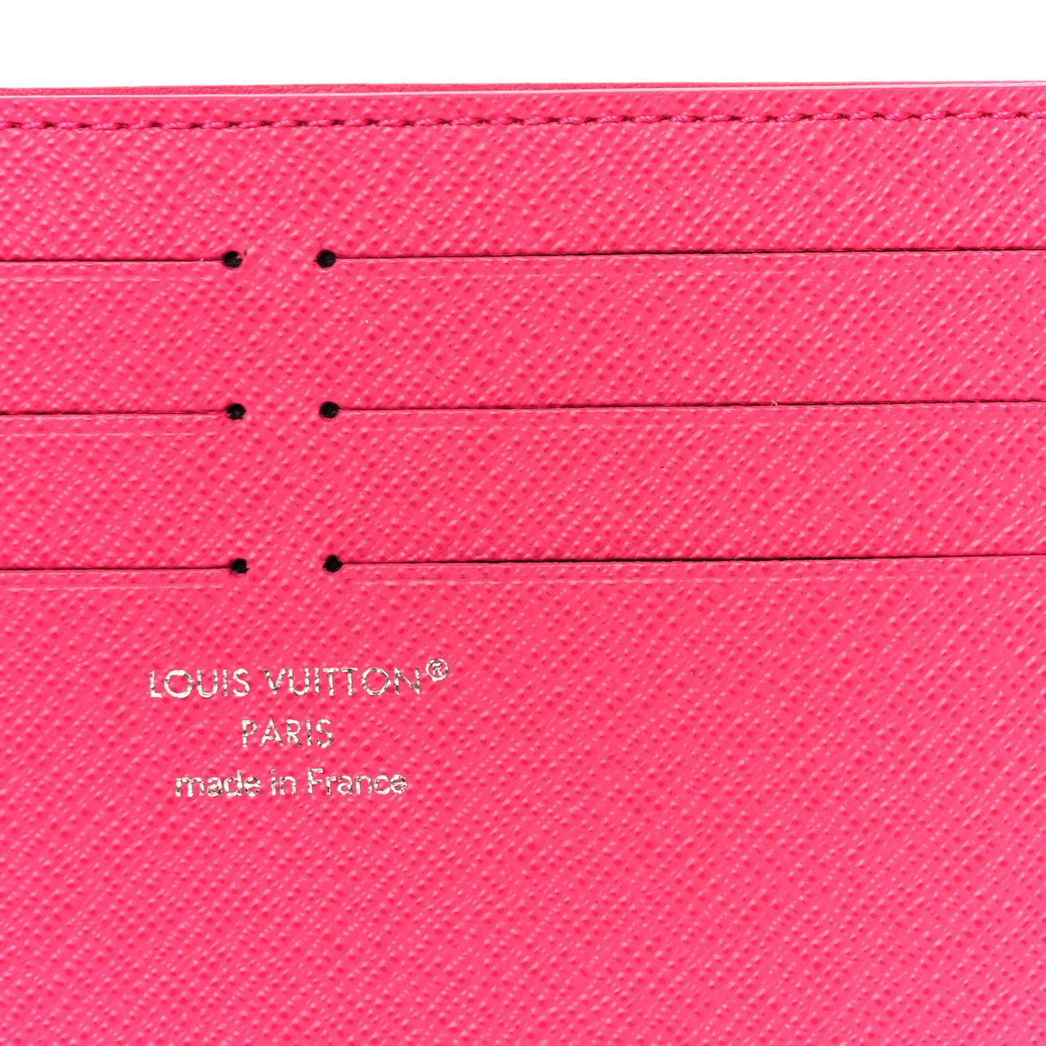 Louis Vuitton Calfskin Felicie Card Holder Insert Fuchsia 7 of 7