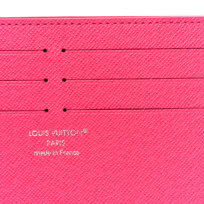 Louis Vuitton Calfskin Felicie Card Holder Insert Fuchsia 7 of 7