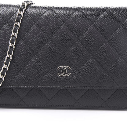 Chanel Caviar Quilted Wallet On Chain WOC Black 8 of 11