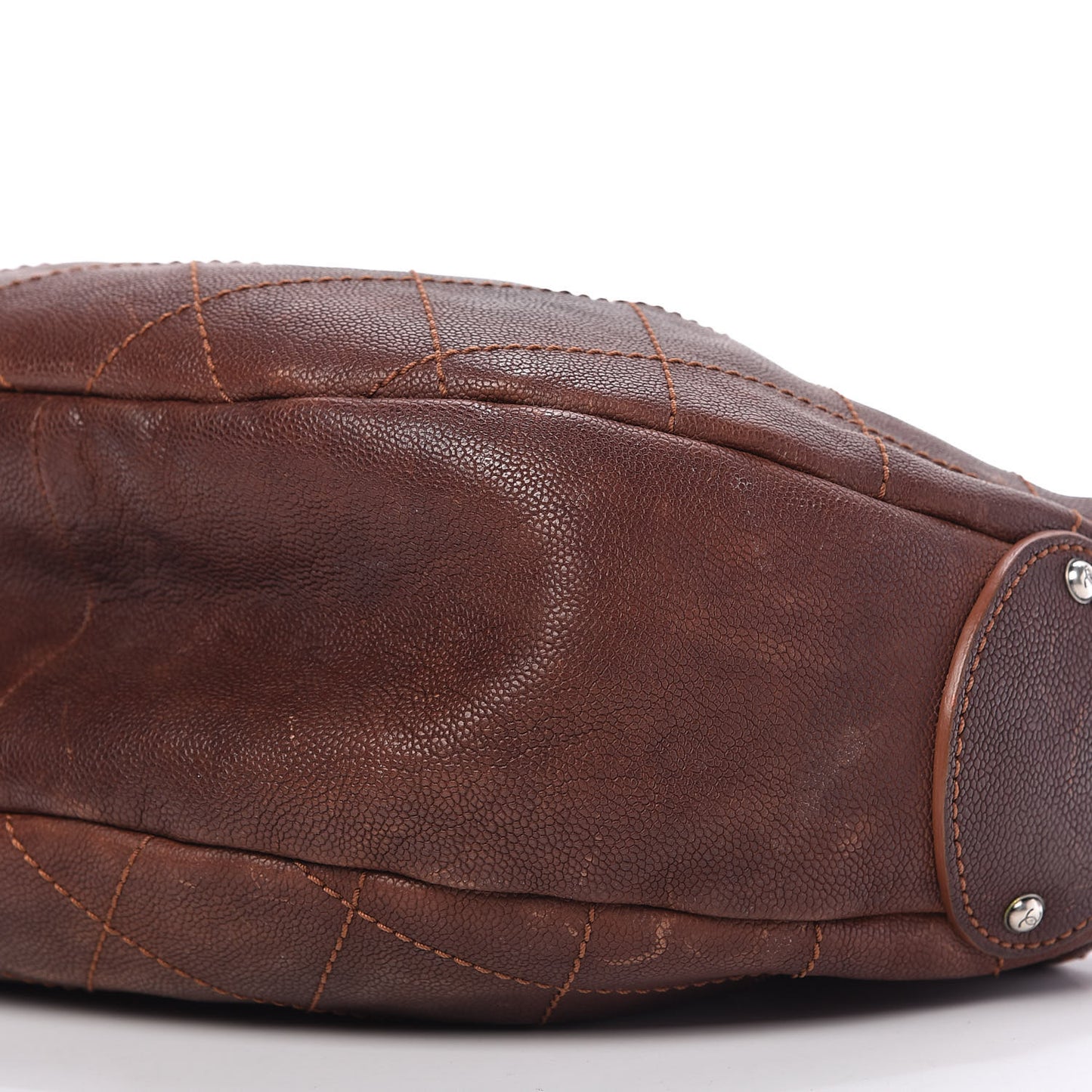 Caviar Stitched Outdoor Ligne Hobo Brown