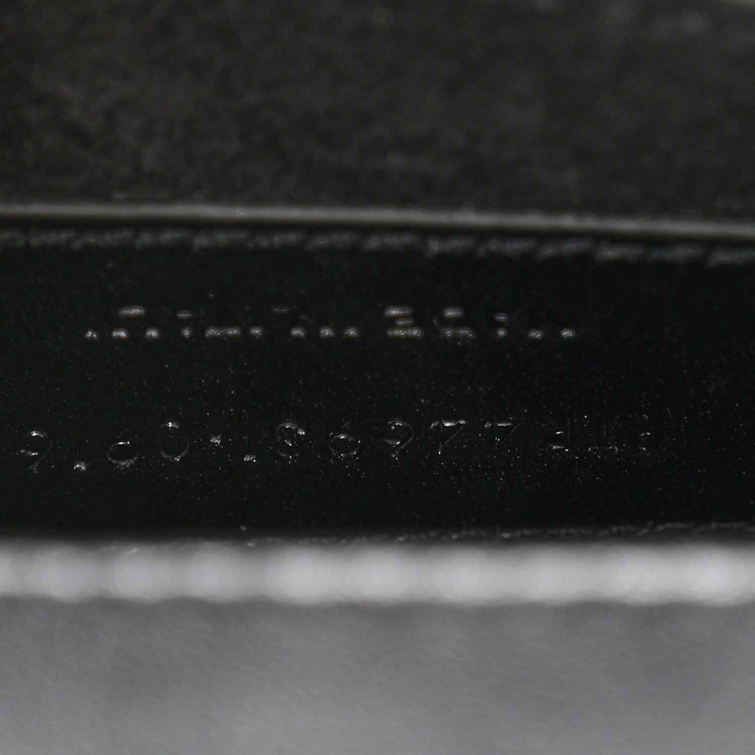 Saint Laurent Smooth Calfskin Ruffles Clutch Black Gold 7 of 11