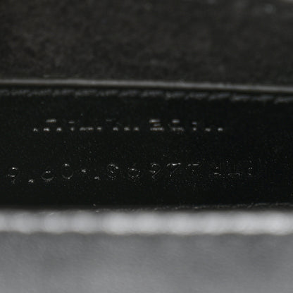 Saint Laurent Smooth Calfskin Ruffles Clutch Black Gold 7 of 11