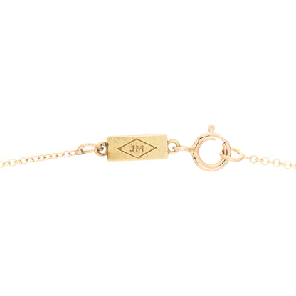 Jennifer Meyer 18K Yellow Gold Hammered Heart Pendant Necklace 4 of 7
