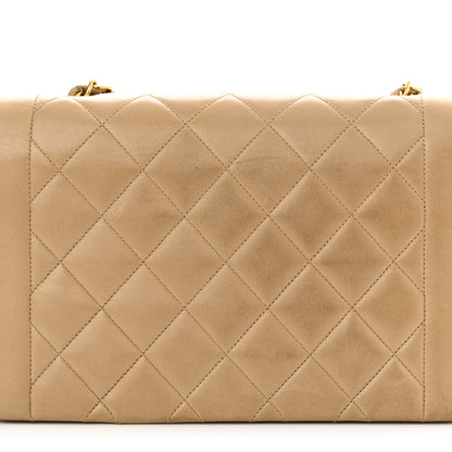Chanel Lambskin Quilted Medium Single Flap Beige 10 of 11