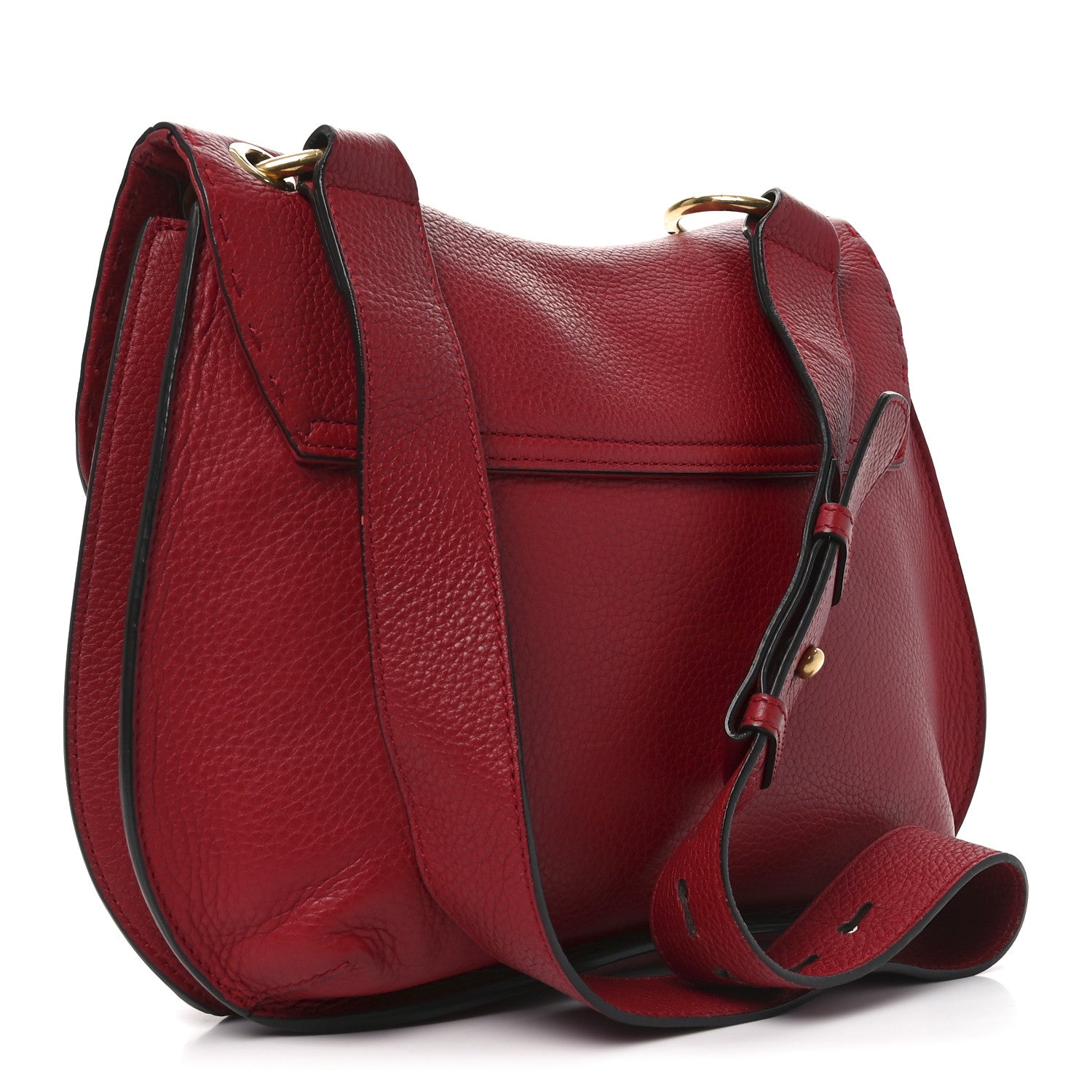 Gucci Cellarius Calfskin Feline GG Marmont Flap Shoulder Bag Vulcanic Red 3 of 10
