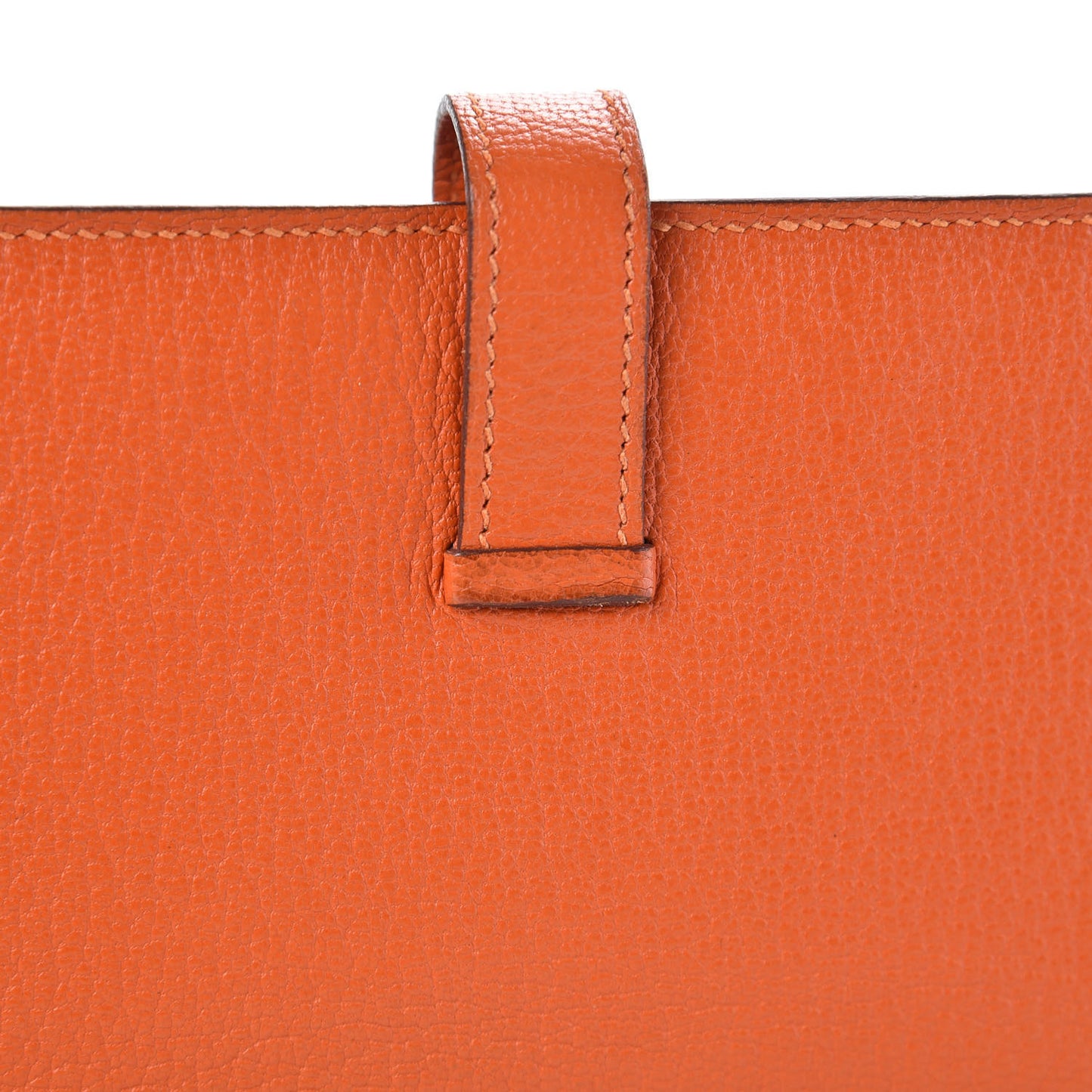 Chevre Mysore Bearn Gusset Wallet Feu
