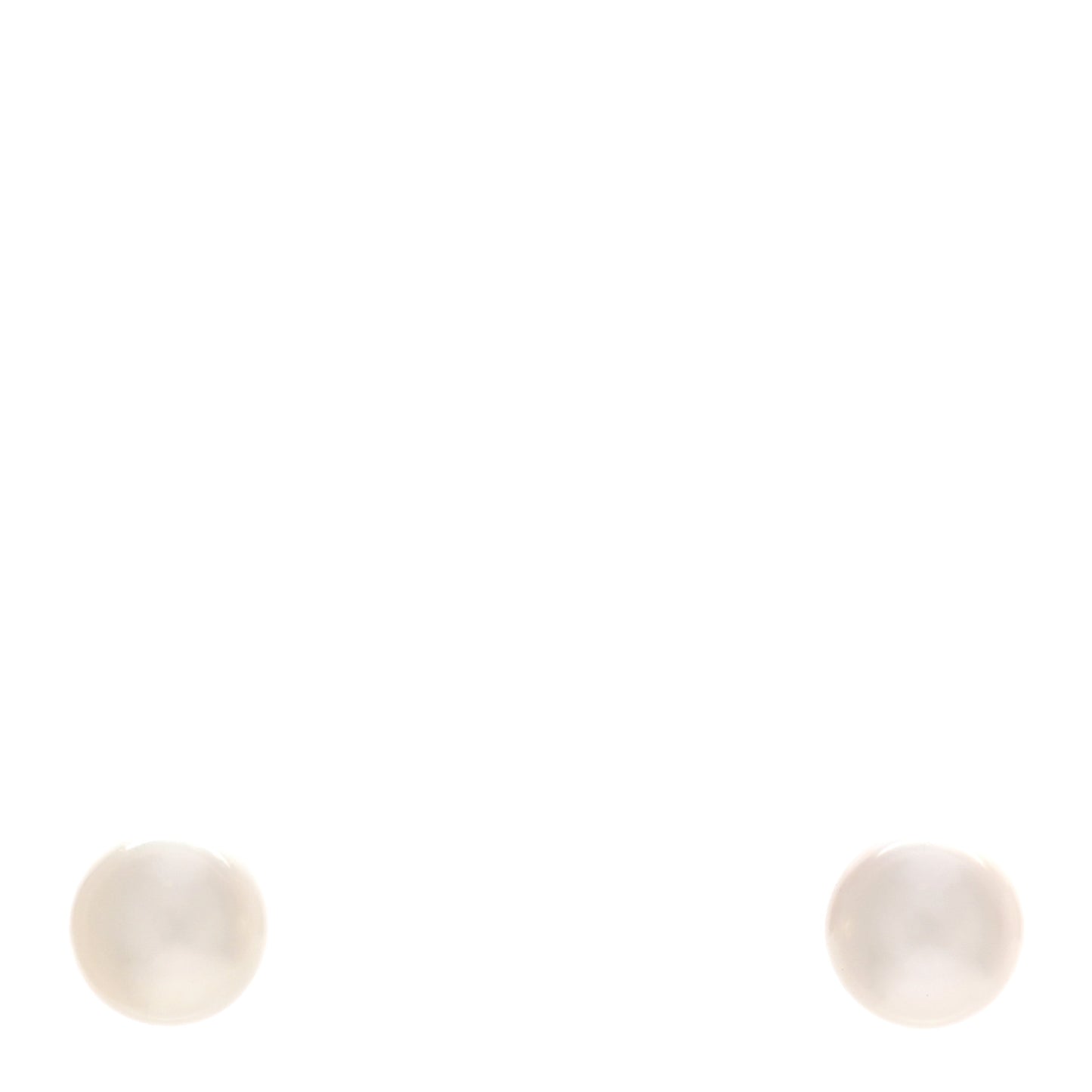 18K Yellow Gold Akoya Pearl 6.5mm Stud Earrings