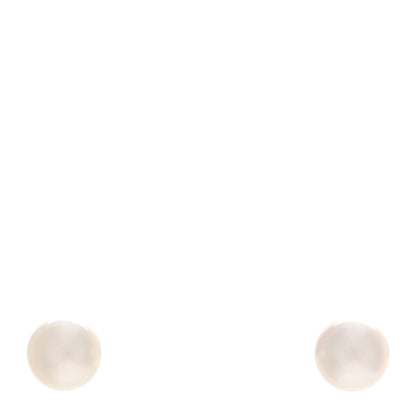 Mikimoto 18K Yellow Gold Akoya Pearl 6.5mm Stud Earrings 1 of 5