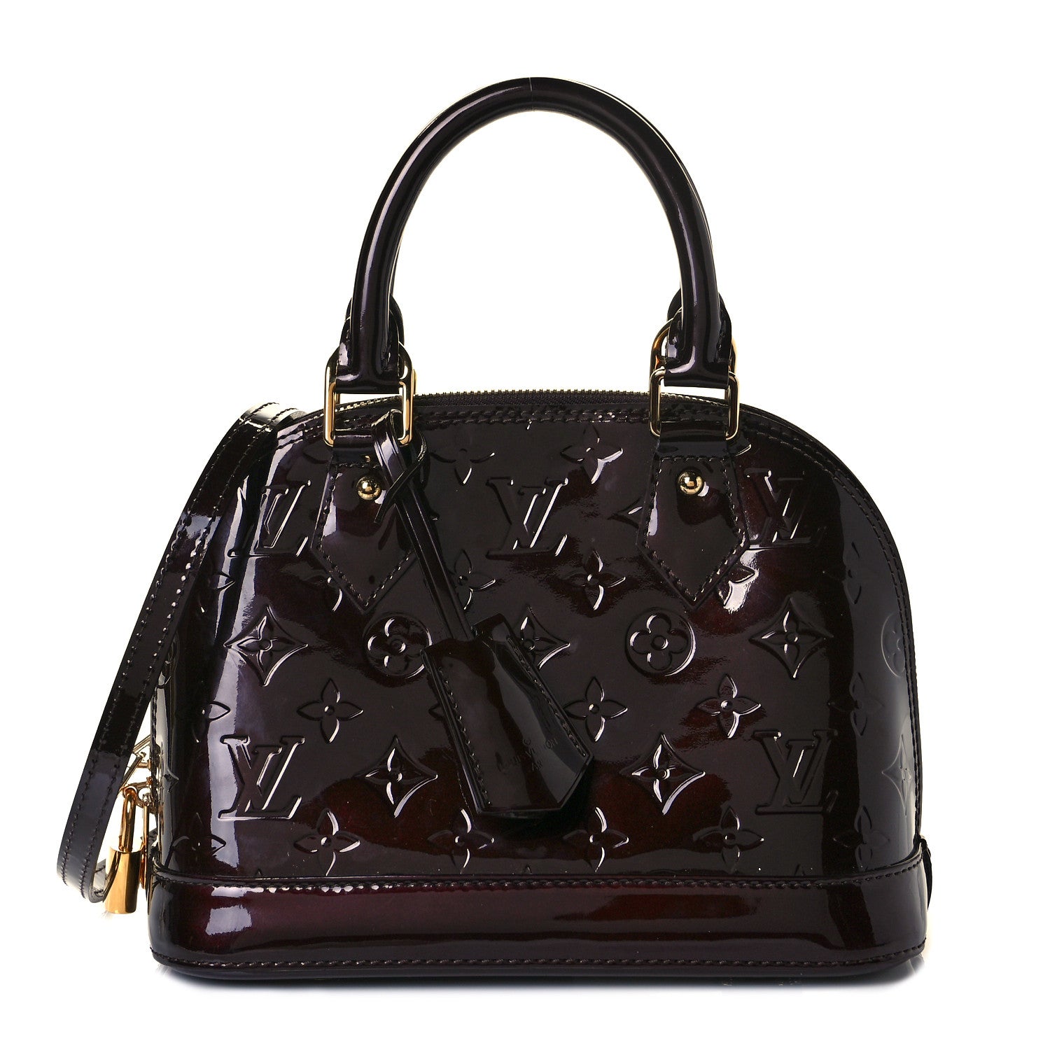 Louis Vuitton Vernis Alma BB Amarante 1 of 8