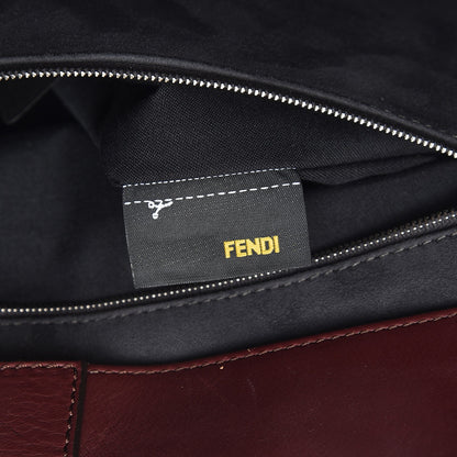 Fendi Vitello Elite Flamingo Large 3Jours Tote Bordeaux 7 of 7