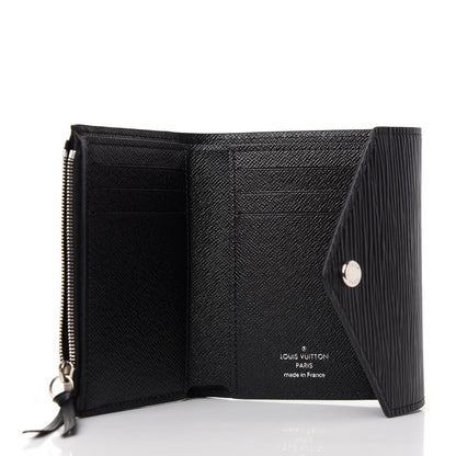 Louis Vuitton Epi Victorine Wallet Black 5 of 7