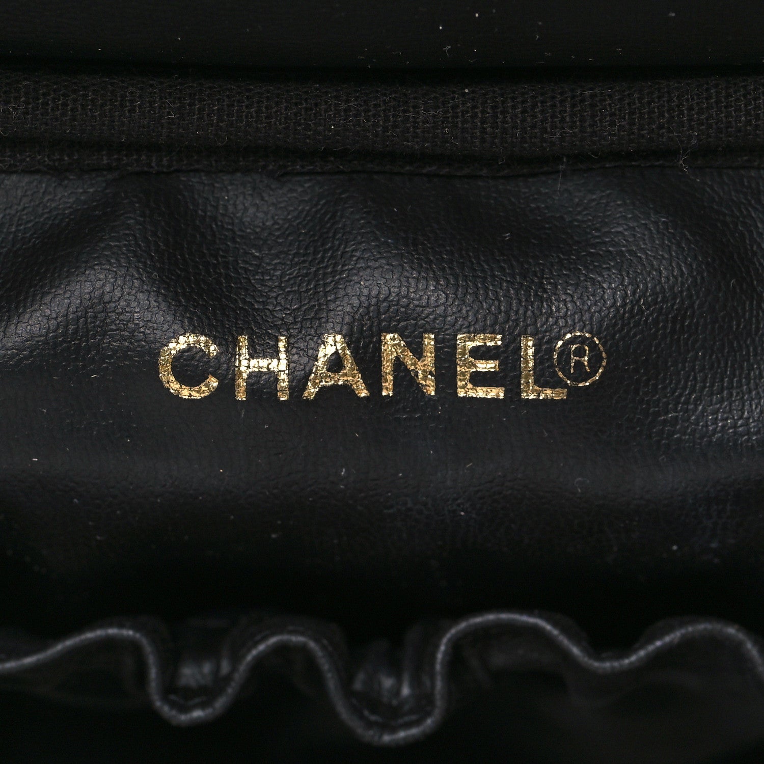 Chanel Caviar Vanity Cosmetic Case Black 6 of 11