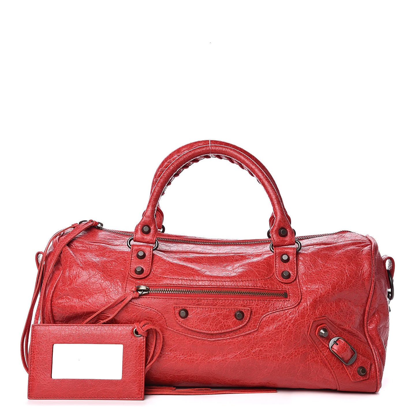 Agneau Classic Hardware Twiggy Rouge Cardinal