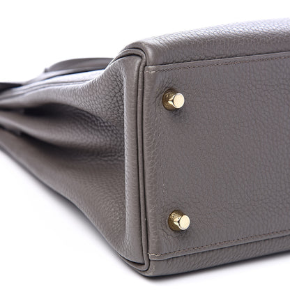 Hermes Togo Kelly Retourne 32 Etain 27 of 34