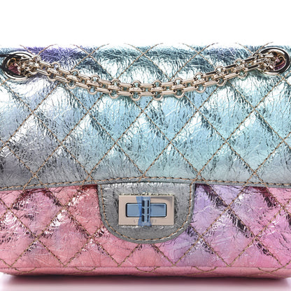 Chanel Metallic Goatskin Quilted Mini 2.55 Reissue Flap Multicolor 10 of 11