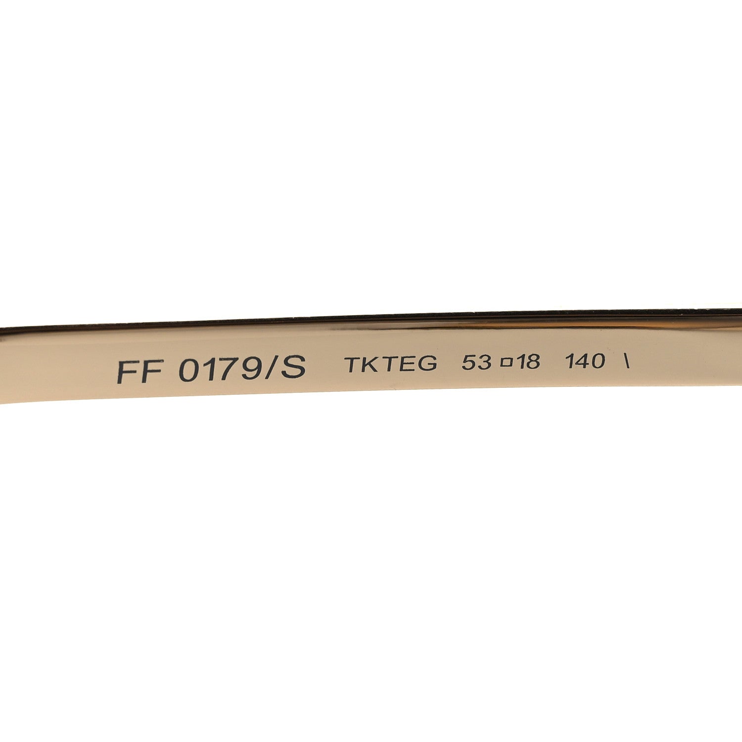 Fendi Oversized Jungle Sunglasses FF 0179/S Transparent Honey 6 of 9